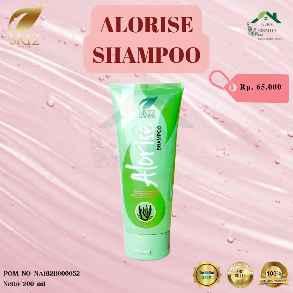 ALORISE SHAMPOO/SAMPO HERBAL LIDAH BUAYA ANTI RAMBUT RONTOK 100ml