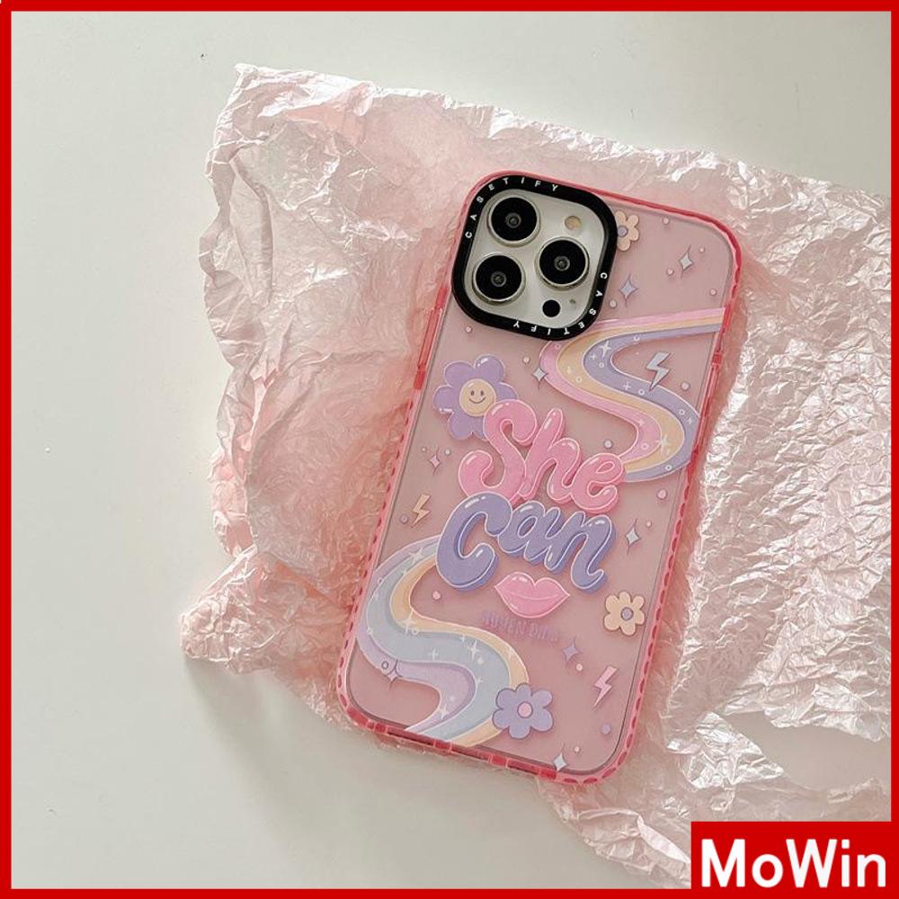 iPhone Case Silicone Soft Case Fluorescent Color Thickened Shockproof Protection Camera Pink Cute Cartoon Compatible For iPhone 11 iPhone 13 Pro Max iPhone 12 Pro Max iPhone 7 Plus