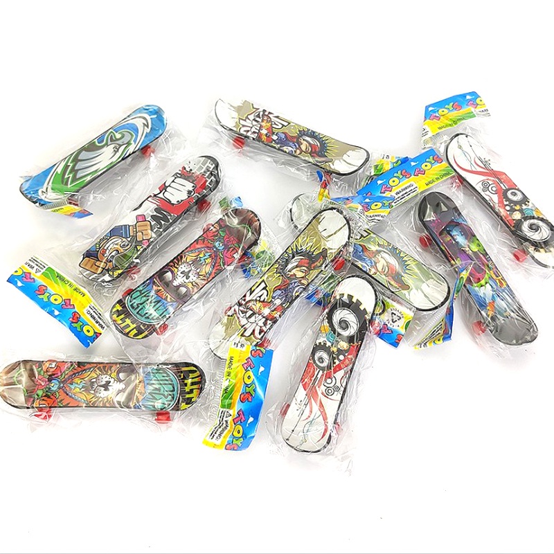 1pc Skateboard Jari Mini Bahan Plastik