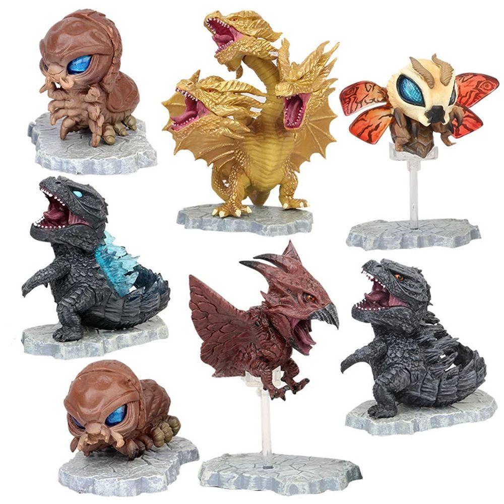 [Elegan] Godzilla Mainan Angka Mini Model Khusus Mainan Dinosaurus GodAzilla Toy Figure Figurine Mainan Godzilla Film Mainan