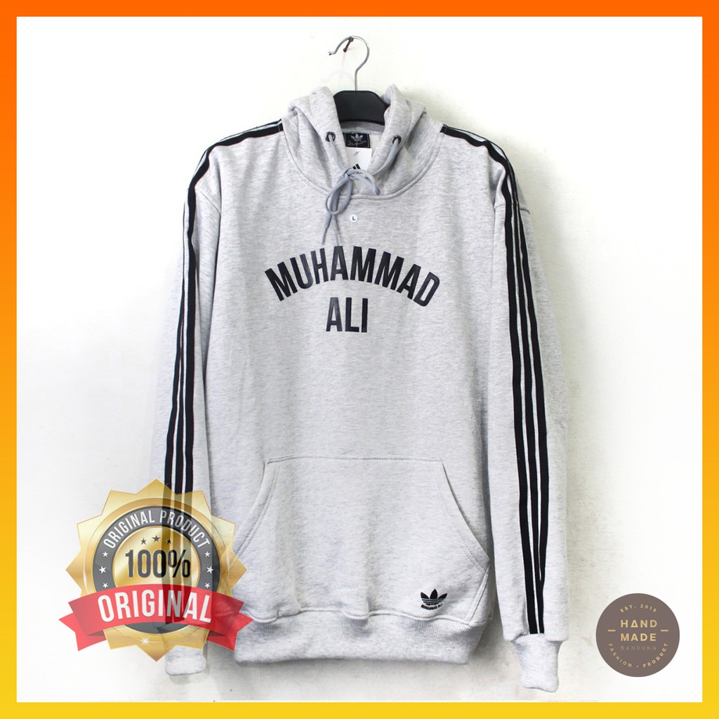 JAKET HOODIE ADIDAS JAKET ADIDAS MUHAMMAD ALI JAKET ORIGINAL JAKET PRIA