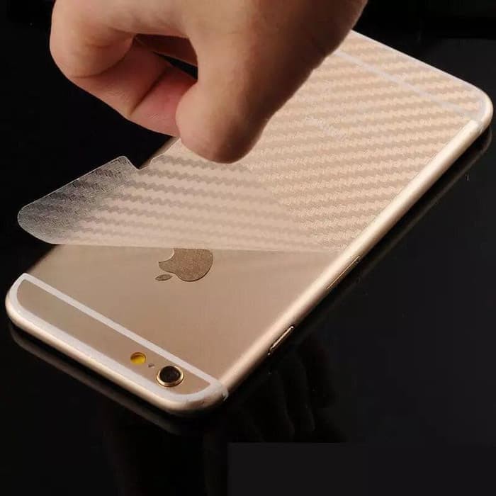 Garskin Sticker Protector Carbon clear Iphone 4 5 6 7 X XS MAX