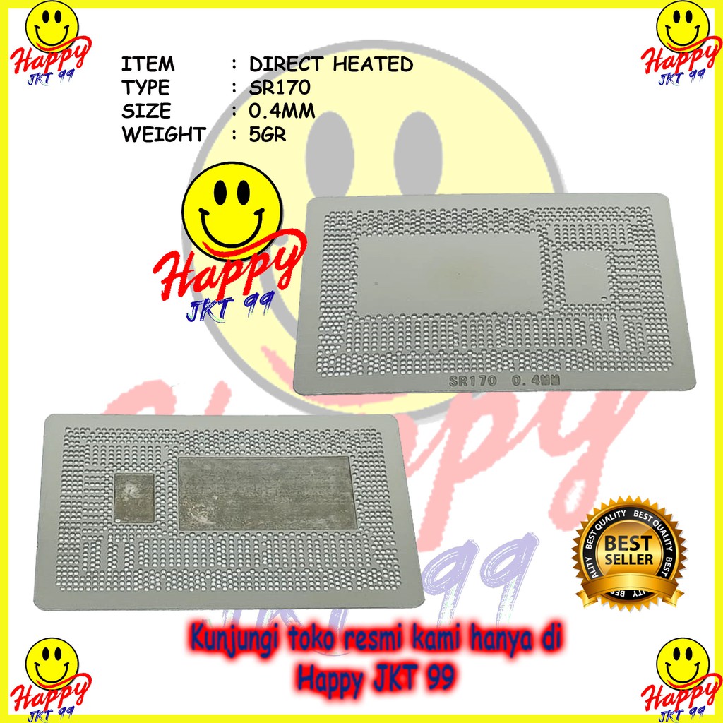 [ HAPPY JKT 99 ] DIRECT HEATED STENCIL DH SR170 SR27G SR1EF SR1EK SR16M SR16Z SR190 SR170