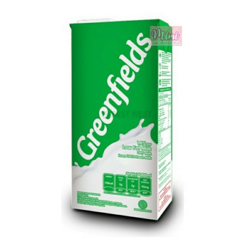 

Susu Low Fat UHT Greenfields 1L