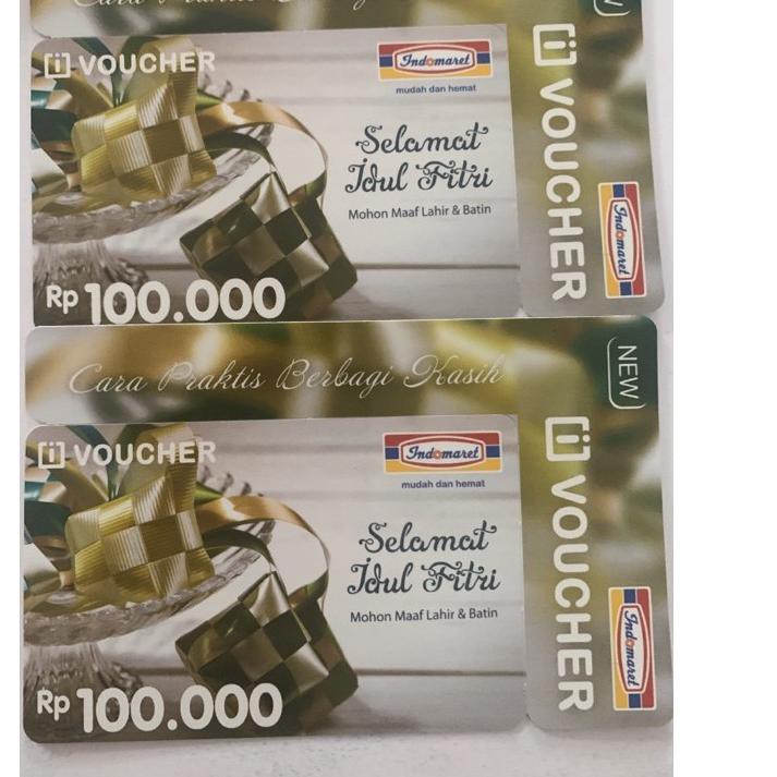 New! voucher indomaret pecahan 100 exp 2022 | Shopee Indonesia