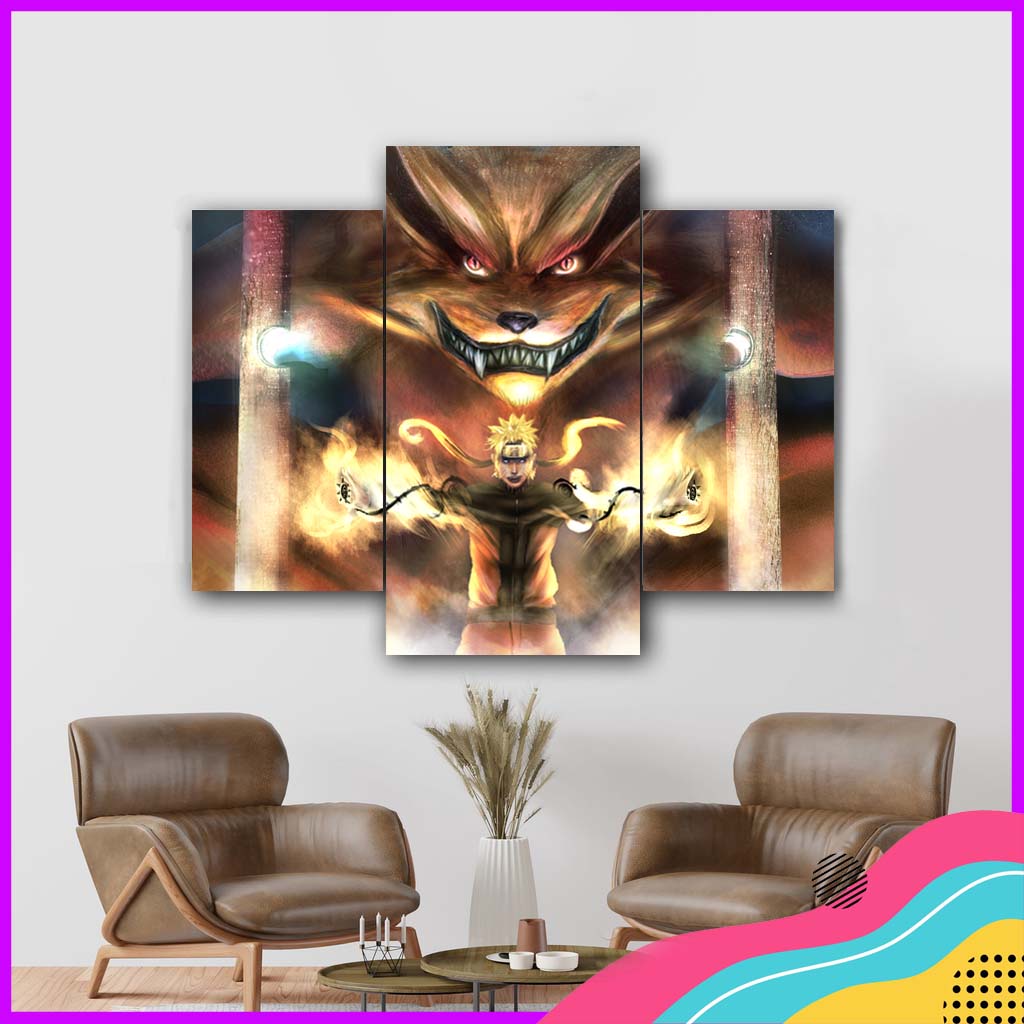 Wall Decor / Hiasan Dinding Anime Naruto 1 Set Spesial Edition