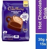 CADBURY 3 IN 1 Hot Chocolate Drink Malaysia (13 sachet)