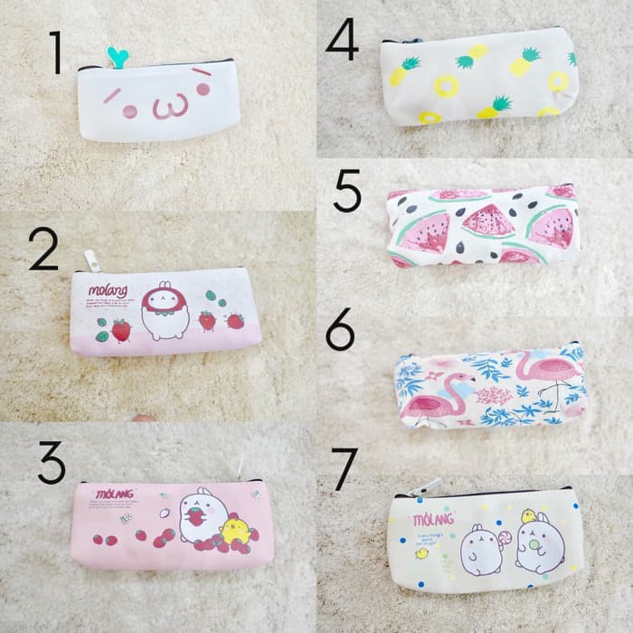 

Tempat pensil / Dompet pensil/Tas kosmetik Motif nanas - No satu