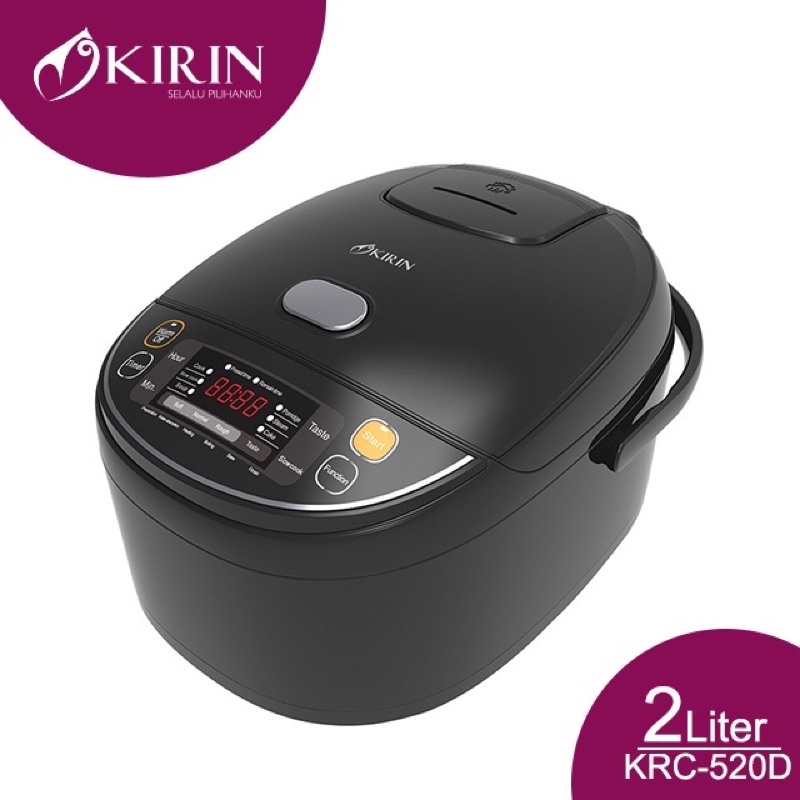 KIRIN RICE COOKER DIGITAL KRC520D 2 KRC-520 / 2 LITER 100% ORI