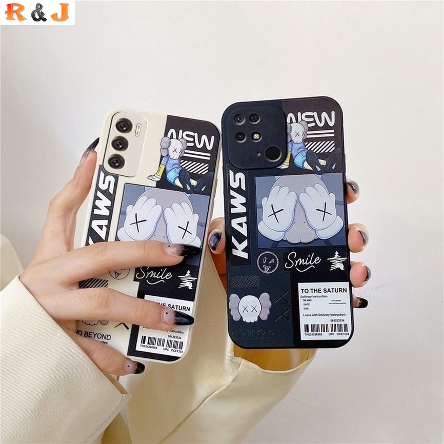 Soft Case TPU Motif Kaws Sesame Street Untuk OPPO A16 A16K A55 A95 A54 A53 A15S A12 A5S A7 A3S A94 A74 A93 Realme8i C35 C21Y C11 2021 C15