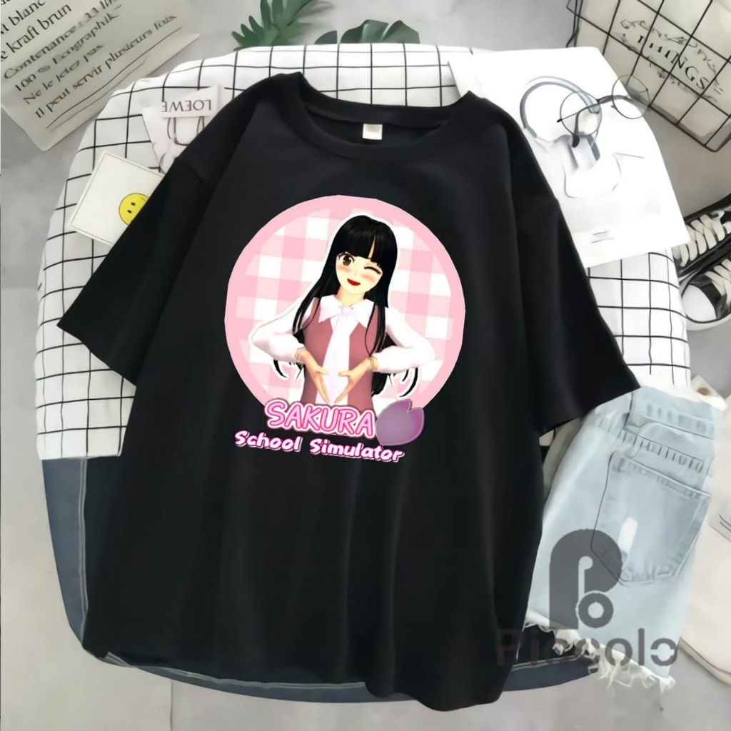 BAJU ANAK KAOS ANAK PEREMPUAN SAKURA SCHOOL SIMULATOR