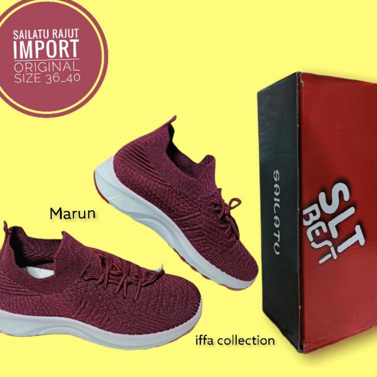 Siap Kirim.. sepatu rajut import sailatu original