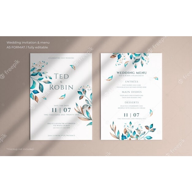 Jual Template Undangan Pernikahan Keren dan kekinian, Warna Black Gold