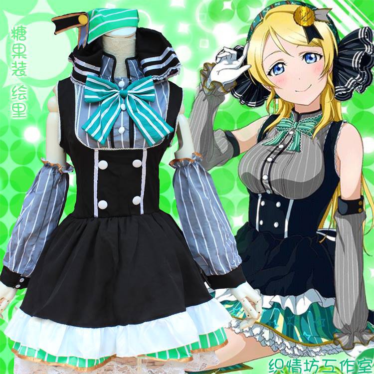 Costume Halloween Kostum Pesta COSTUME LOVE LIVE ELI kostum remaja