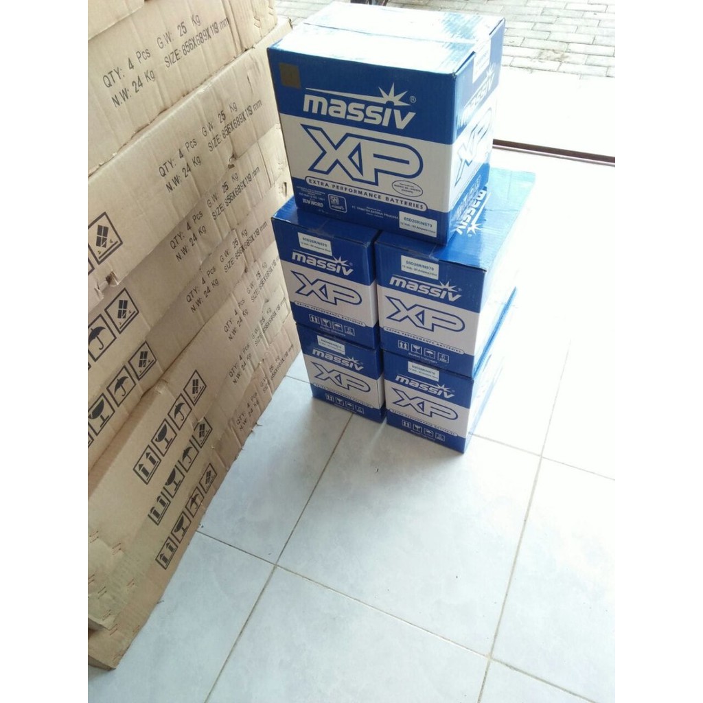 Aki Massiv Xp NS-70 65Ah ( Aki Basah )