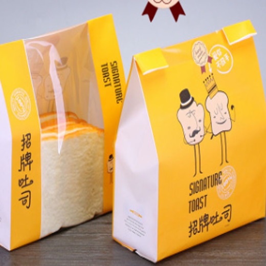 Plastik Kemasan Kantong Kertas Plastik Roti Tawar Isi 25 Pcs Toast Bag