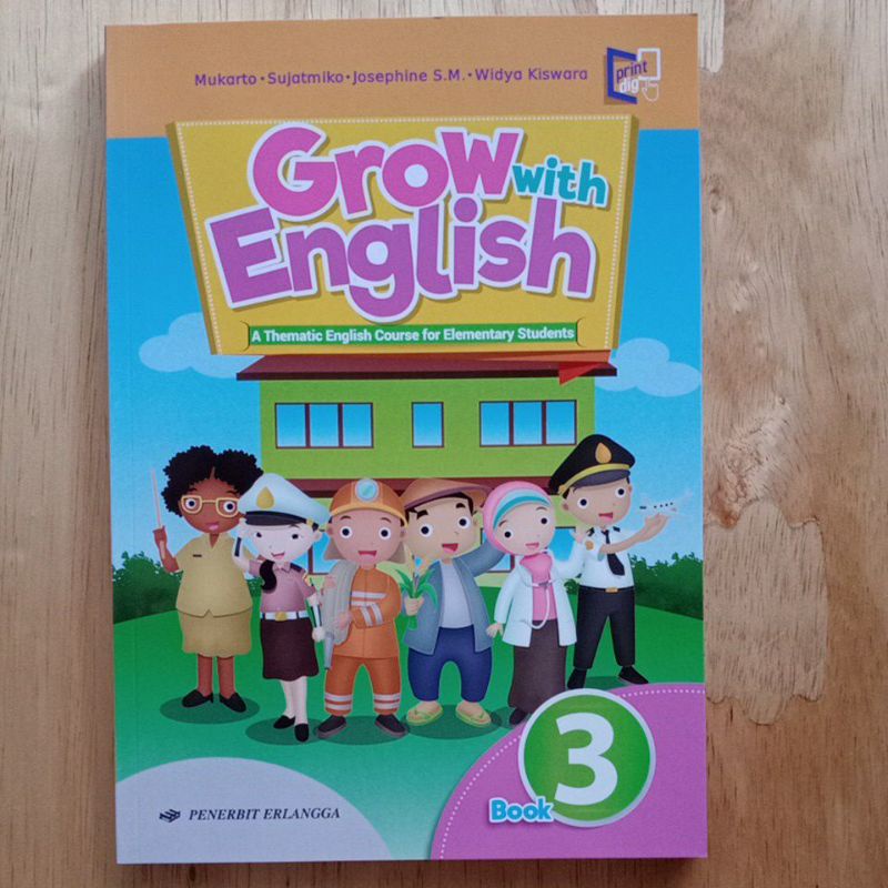 Grow with English SD kelas 3 K13 Revisi Erlangga