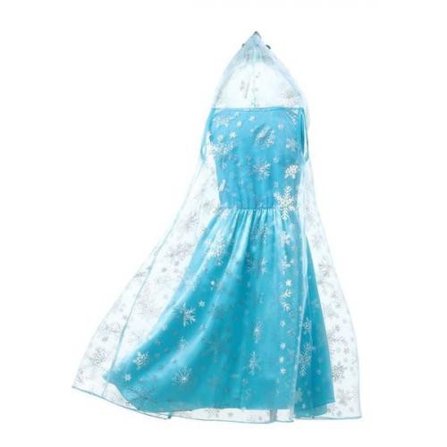 TBI Kostum Frozen 3 in 1 Gaun Beku Elsa Anna Disney Dress Princess Cosplay