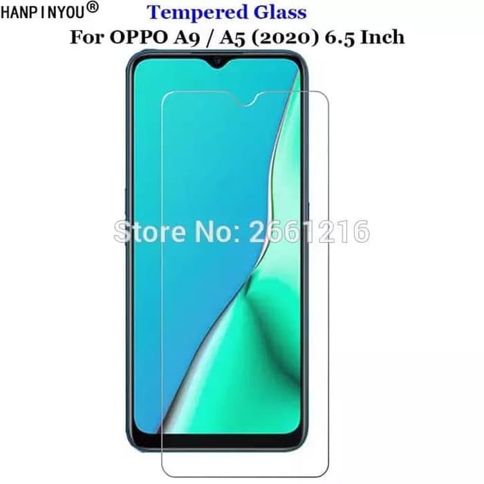 Oppo A5 2020 / A9 2020 Tempered Glass 2.5D Anti Gores Kaca