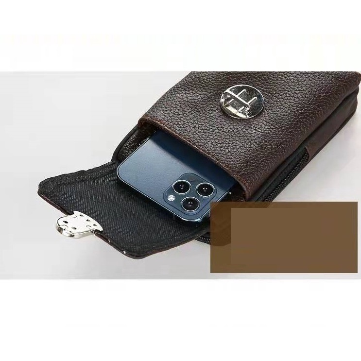 [COD] LB - Dompet handphone &amp; kunci / Tas mini bahan kulit / Tas handphone pria / Dompet pria / 10033