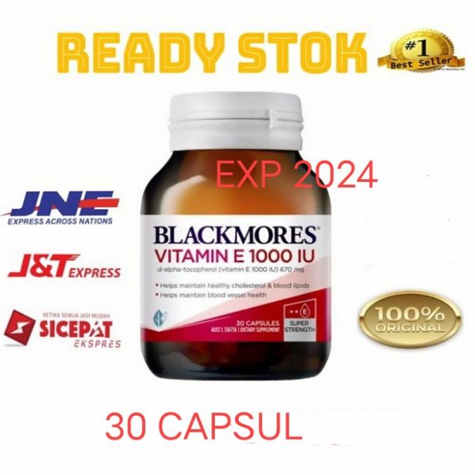 vitamin e 1000iu blackmores natural E 1000 IU isi 30caps Lc
