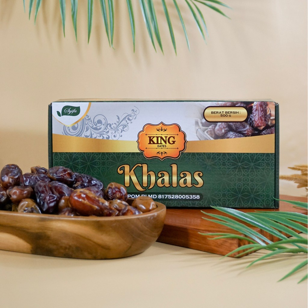 

New Kurma Khalas I Syifa Herbal Alami I 500 gr KEMASAN KOTAK