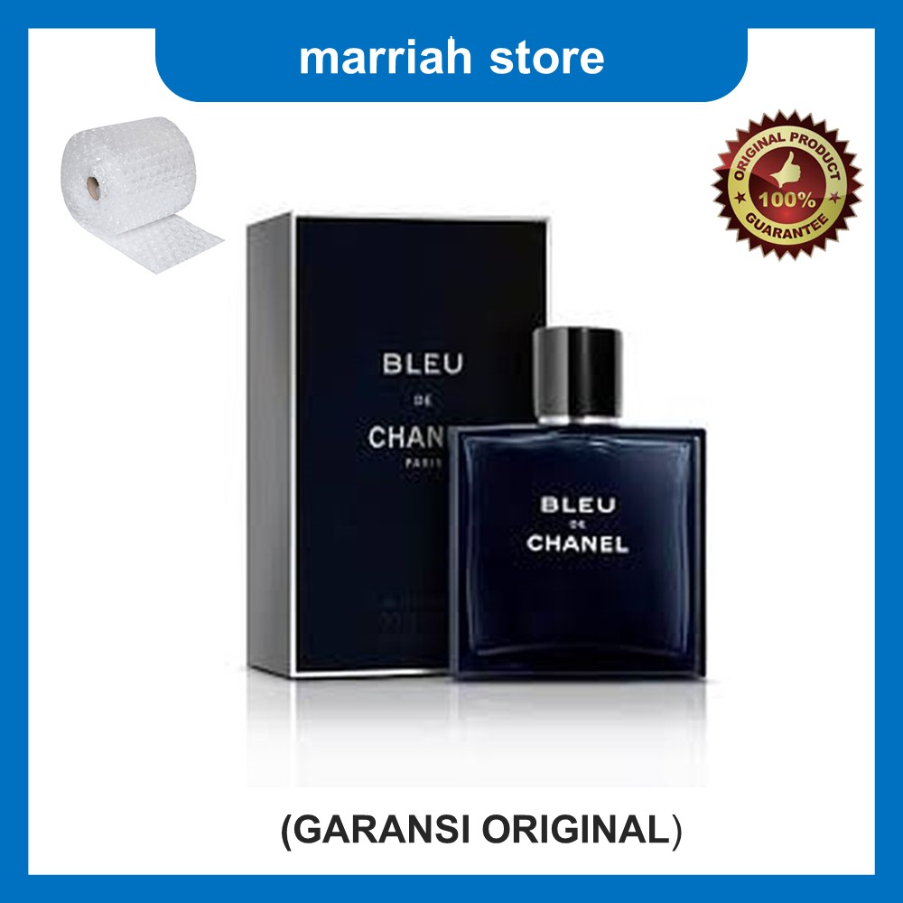 PARFUM ORIGINAL BLEU DE CHANEL EDP 50 ML ORIGINAL PRIA WANITA UNISEX UNBOX