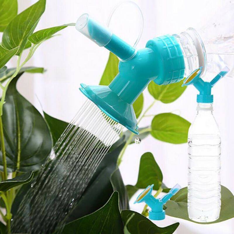 2 In 1 Botol Penyiram Tanaman Pot Bunga Portabel Bahan Plastik Untuk Rumah Tangga