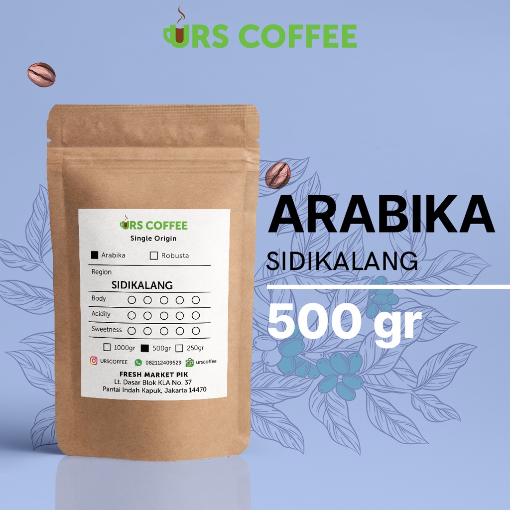 Kopi Arabica SIDIKALANG  500 gr