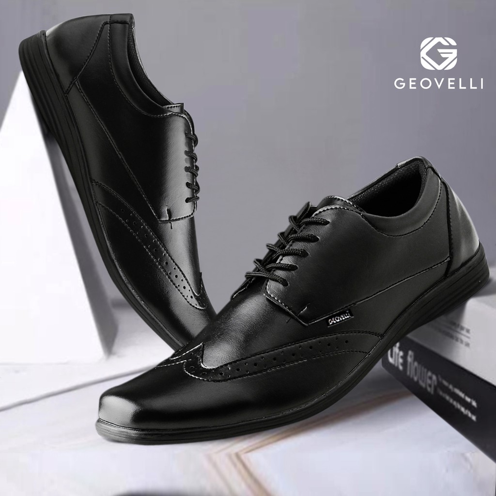 Sepatu Pantofel Pria Pantofel Hitam Pria Sepatu Kulit Sepatu Pantopel Sepatu Pria Murah J-TTU025