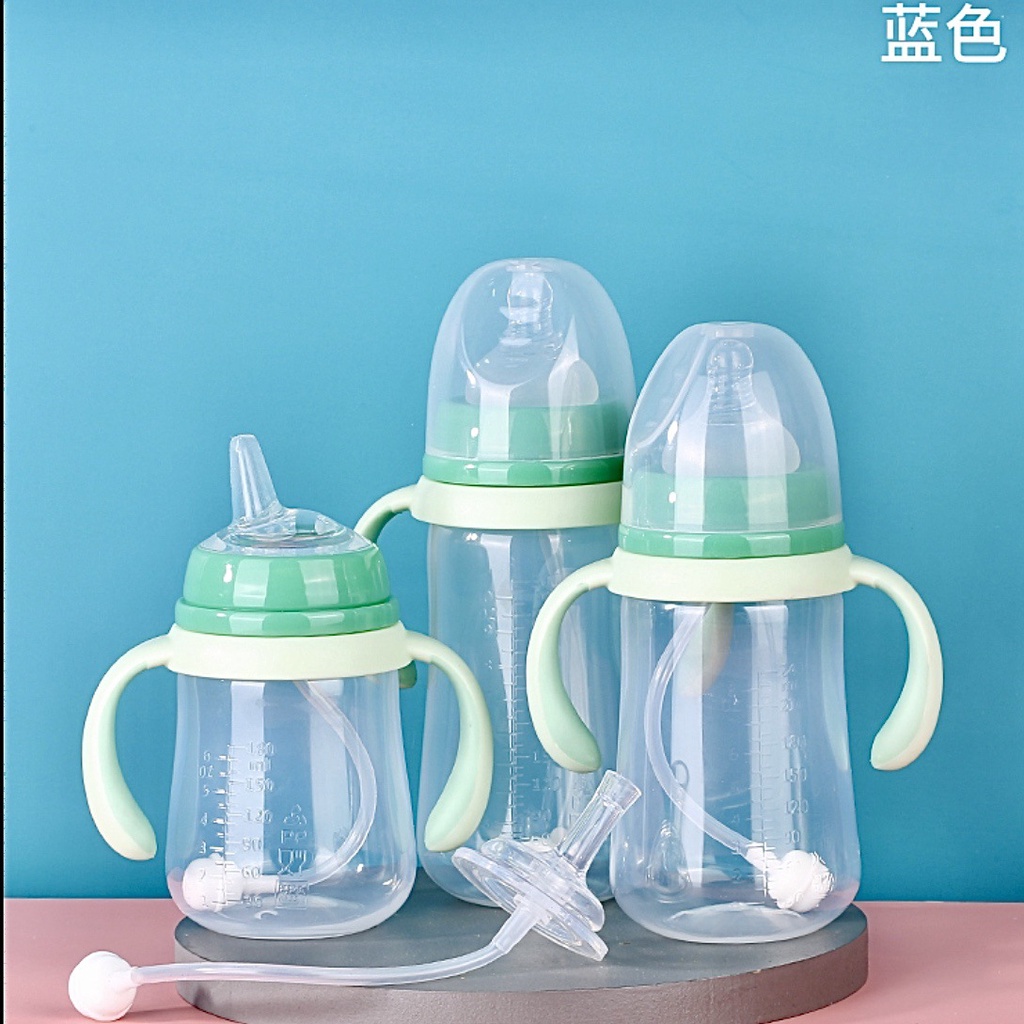 Botol Susu Kaliber Lebar Bahan Pp Anti Jatuh Untuk Bayi Newborn