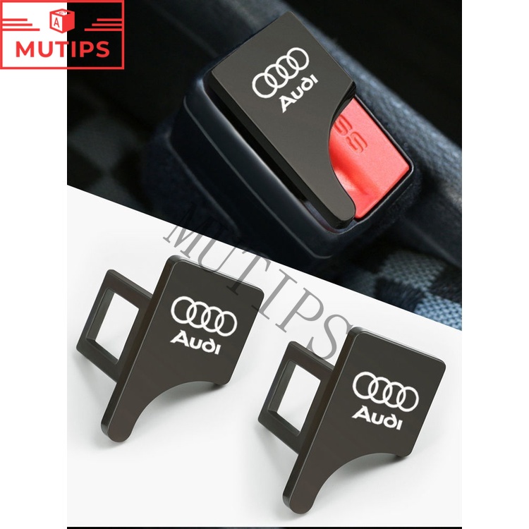 Klip Buckle Sabuk Pengaman Mobil Bahan Zinc Alloy Untuk Audi A3 8l A1 Q5 TT mk2 A5 A4 B7 B8 B5 A6 C7 C6 Q7 Q3 RS3