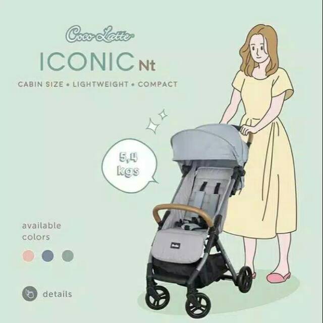 STROLLER COCOLATTE ICONIC NT // KERETA DORONG BAYI