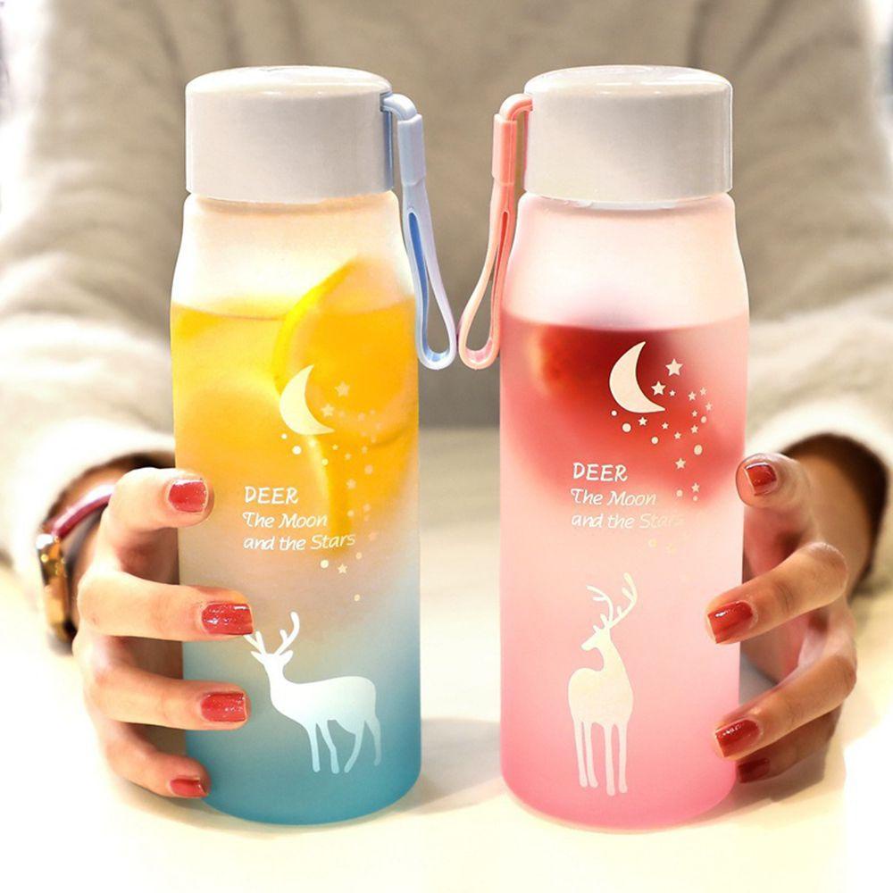 SOLIGHTER 560ml Plastic Water Bottle Portable Travel Drop-proof Fitness Outdoor Sports