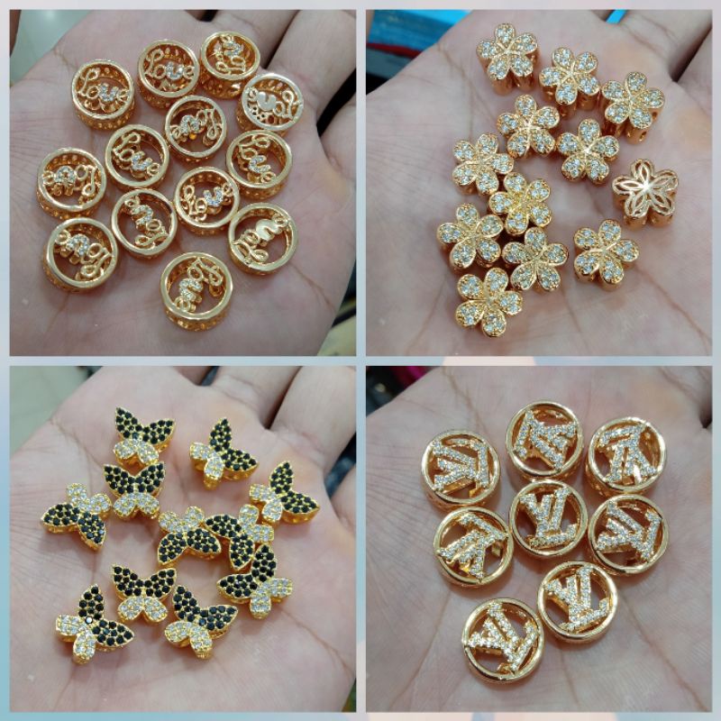 C-7760.Liontin xuping wanita berlapis emas dengan mata zircon cantik.
