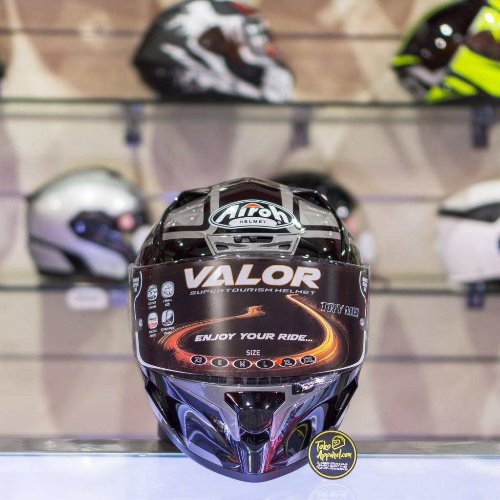 HELM AIROH HELMET - VALOR - MARSHALL GREY