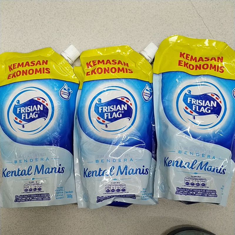 

Bendera SKM Kental Manis Pouch 545Ml / Putih)