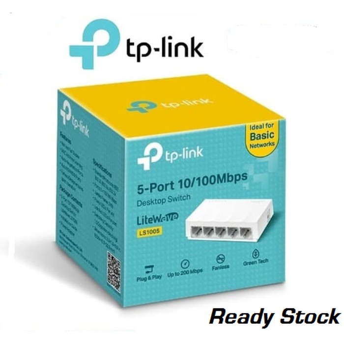 TP-Link TL-SF1005D 5-Port 10/100Mbps TPLINK Switch Hub Lan 5 Port