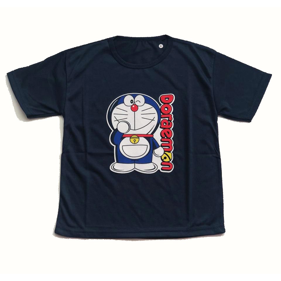 Kaos Oblong Anak Lengan Pendek Gambar Draemon | Ukuran 2-4-6-8