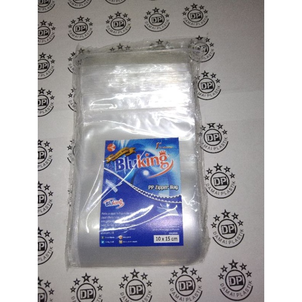 Kantong Plastik Klip Snack PP Ziplock 10x15 isi 100pcs Tebal 0.5