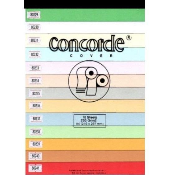 

Kertas Concorde 220 gram Ukura A4