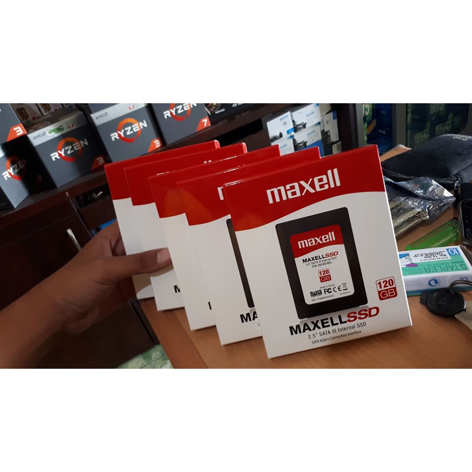 SSD Maxell 120GB SATA III 2.5inch 500MB/s Original resmi