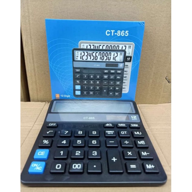 

CITIZEN CT 865 Calculator Desktop/ Meja 12 Digit