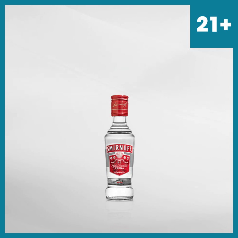 Smirnoff Red 200 Ml ( Original &amp; Resmi By Vinyard )