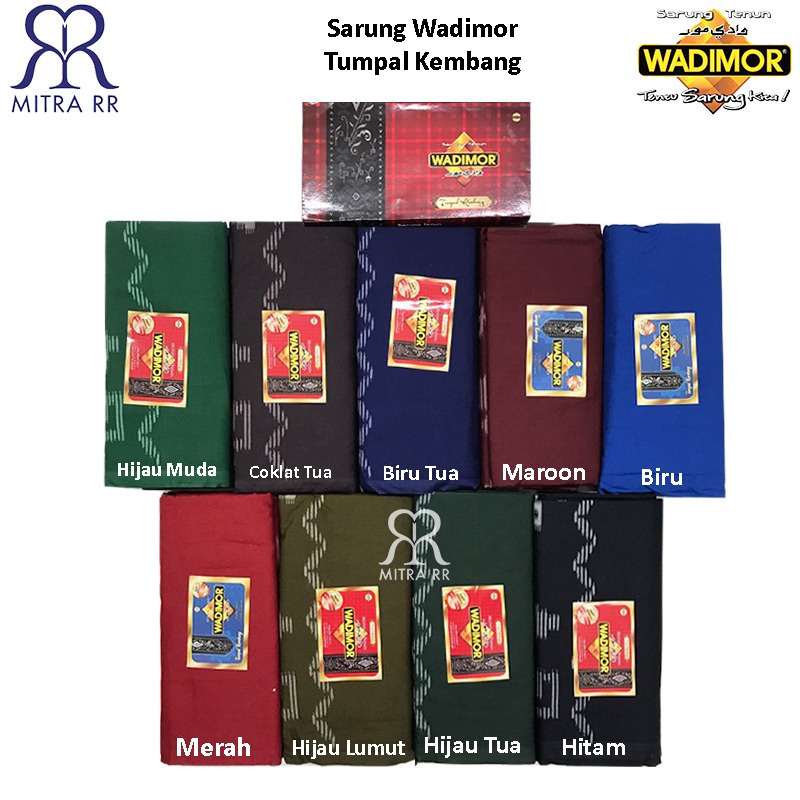 Sarung Wadimor Tumpal Kembang Motif Bali Sarung Tenun Dewasa Satuan Grosir