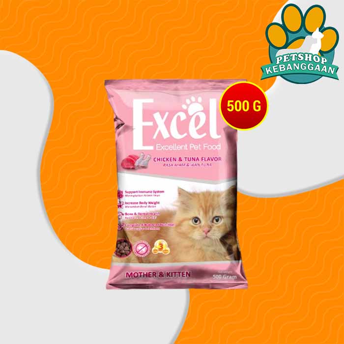 Makanan Kucing Excel Cat 500gr All varian