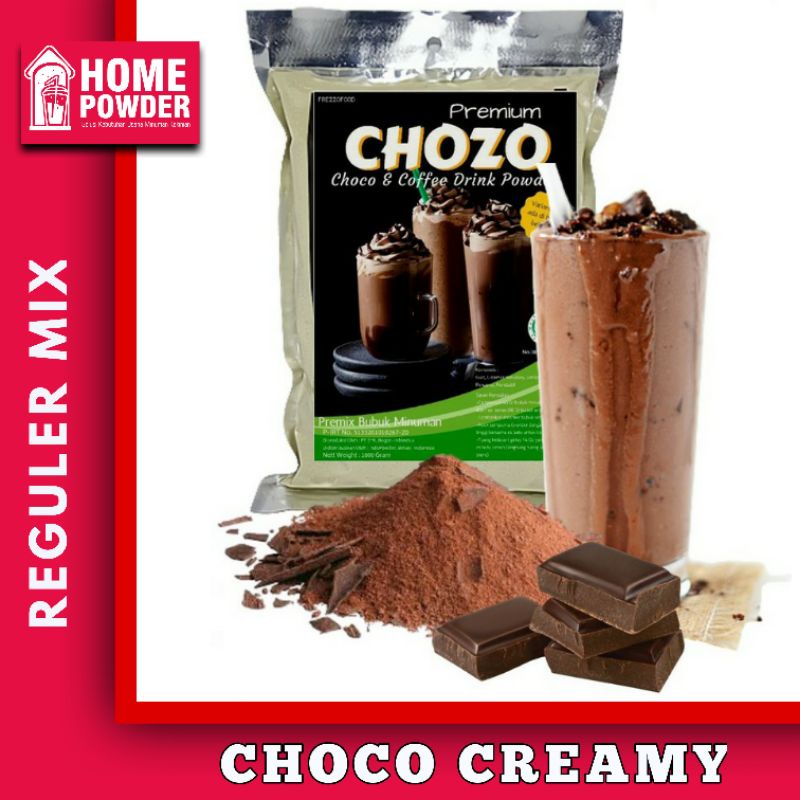 

Bubuk Minuman Drink Powder Chozo Choco Coklat Creamy 1Kg Minuman Coklat Enak dan Murah