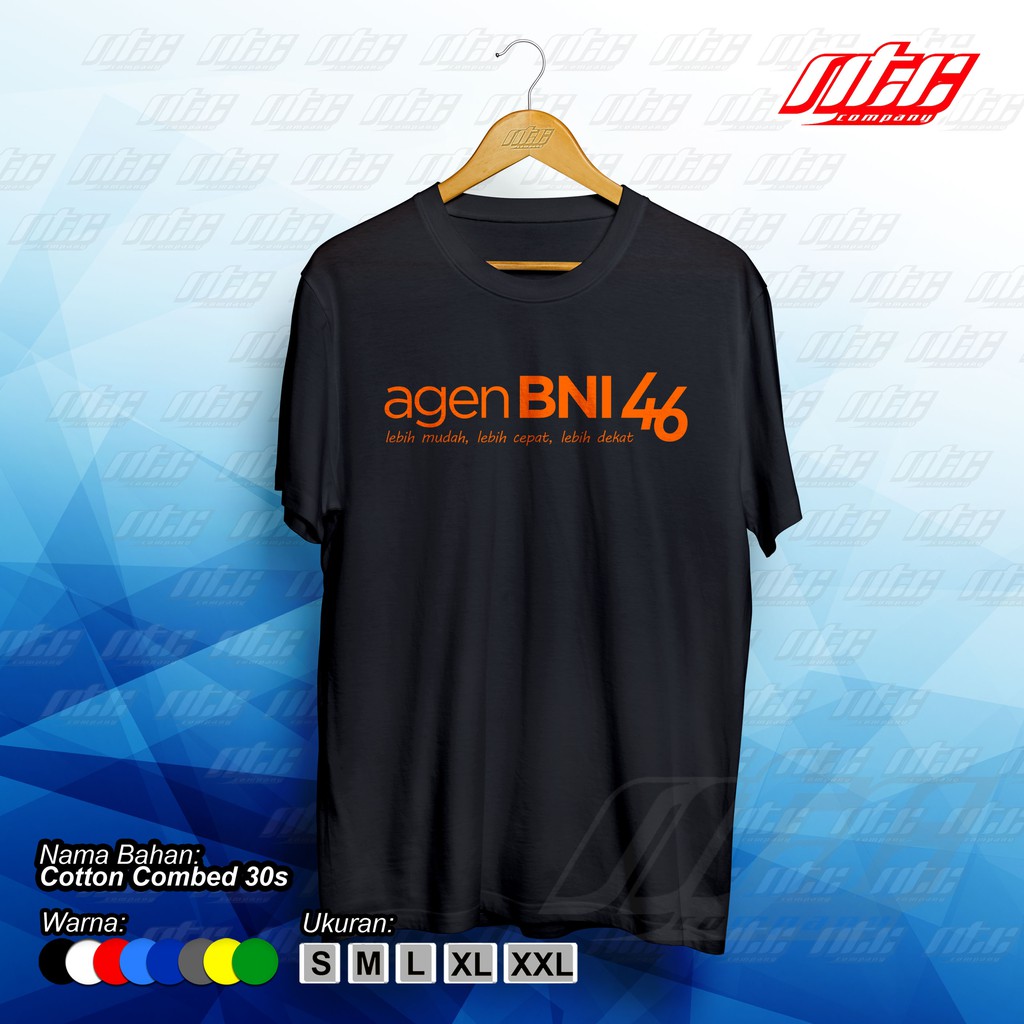 Kaos / T-shirt / Baju AGEN BNI 46 Terbaru