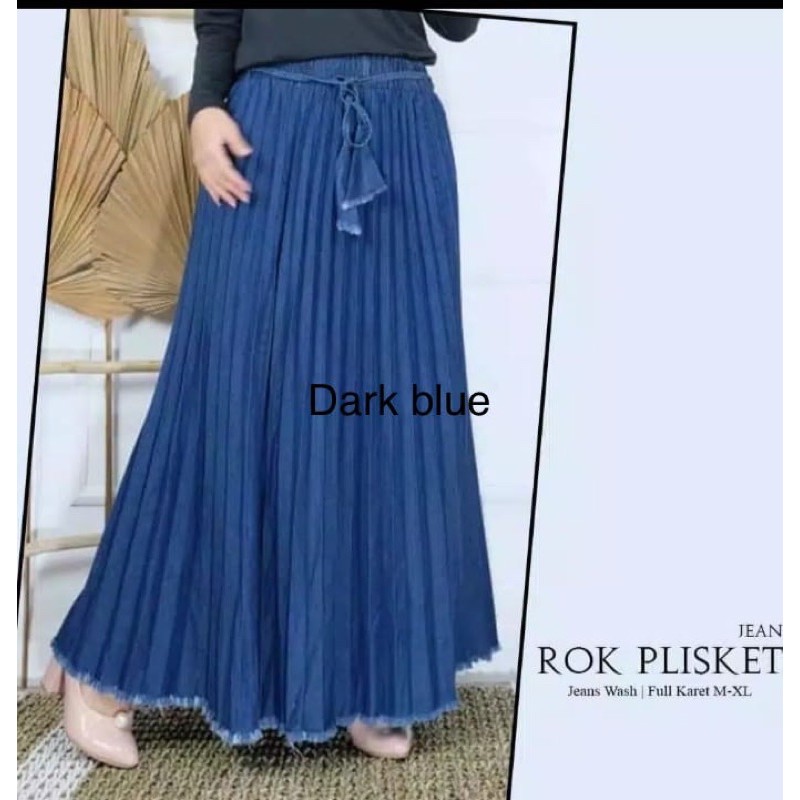 ROK PLISKET MAYUNG BAHAN PREMIUM KANCING DAN NON LANCING