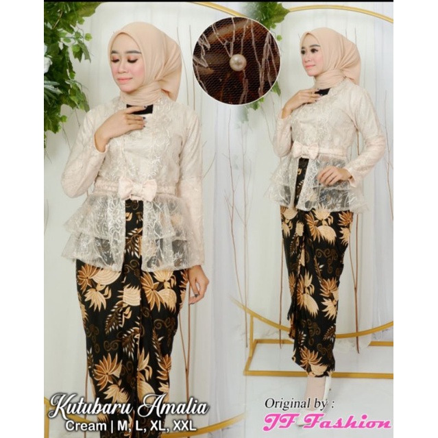 Terbaruu setelan kebaya kutubaru amalia//kebaya tulle wisuda//kebaya kutubaru kartini//kebaya tunangan//kebaya couple//kebaya kondangan//kebaya pesta modern